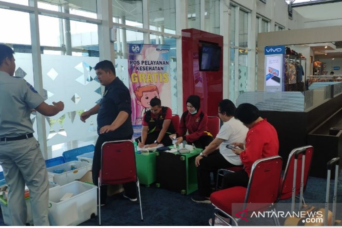 Jasa Raharja Babel gelar pemeriksaan gratis di Bandara Depati Amir