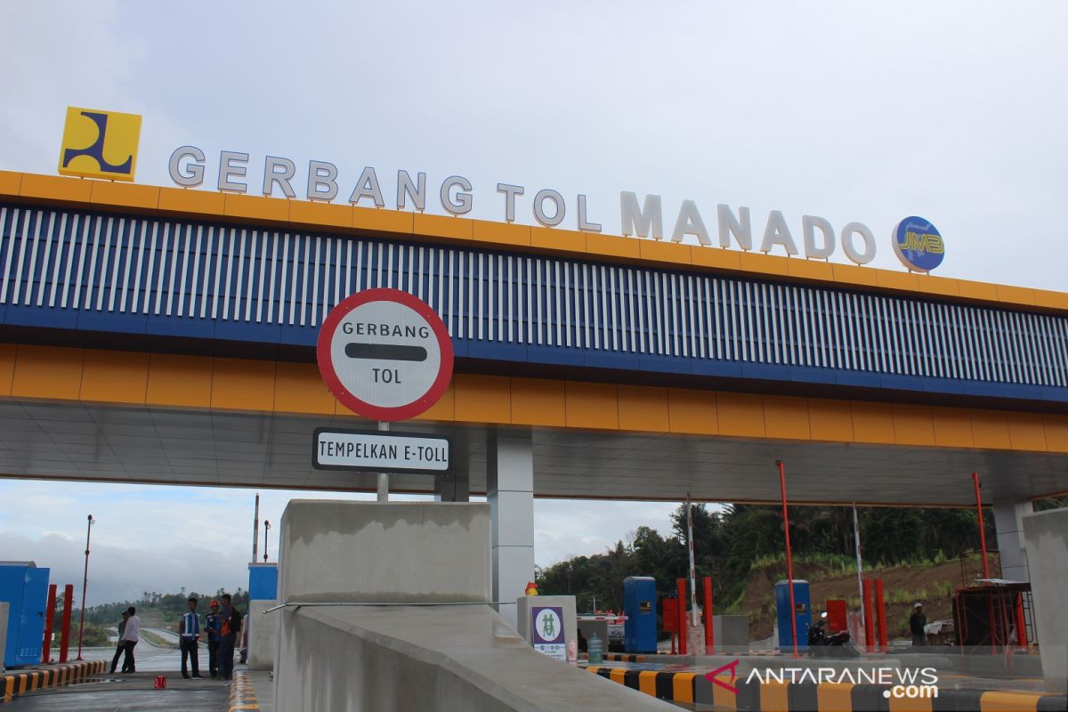 Usai dibuka fungsional 31.004 kendaraan lintasi tol Manado-Bitung