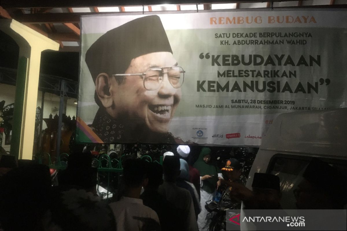 Mahfud MD bertahlil di peringatan sepuluh tahun wafatnya Gus Dur