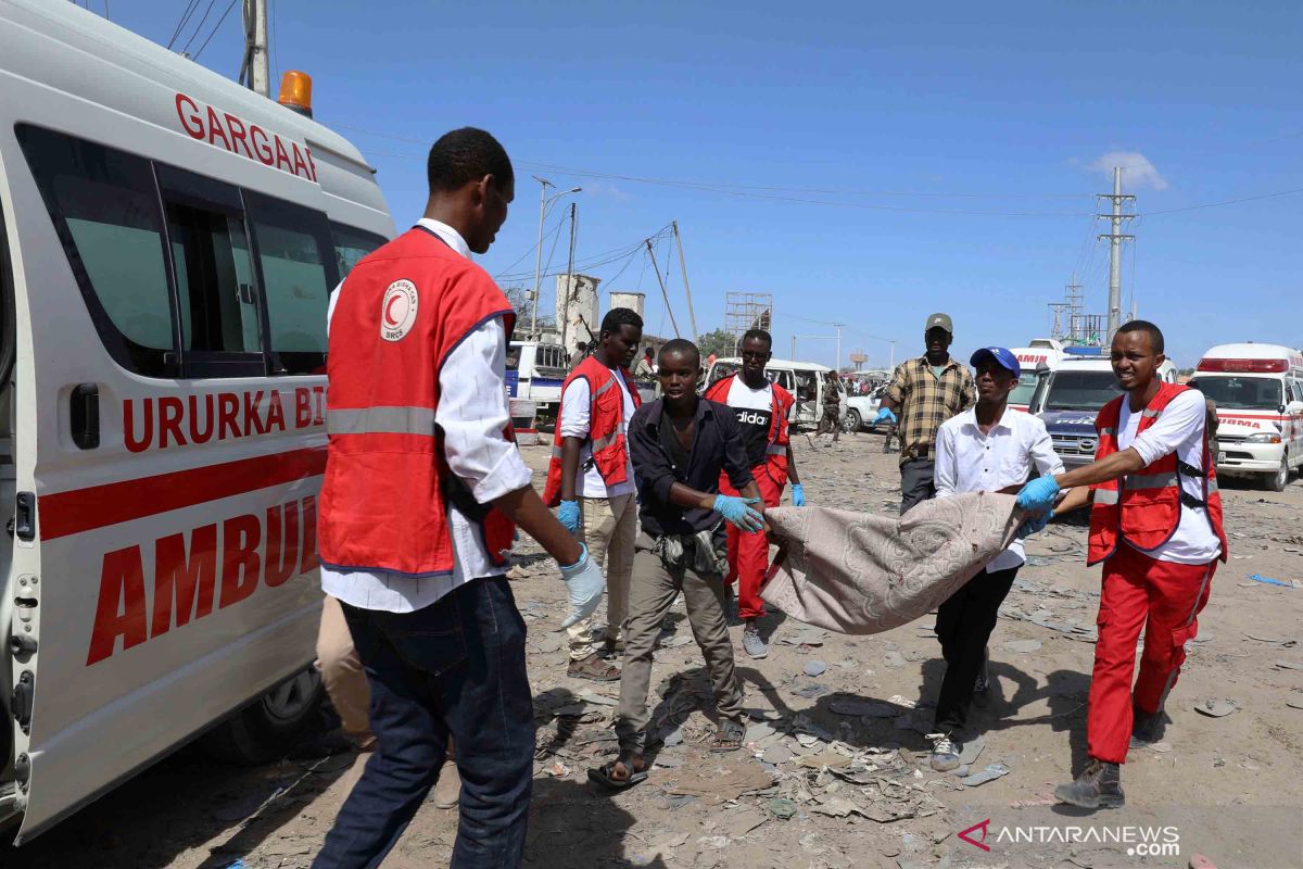 Turki evakuasi korban ledakan dahsyat di Mogadishu