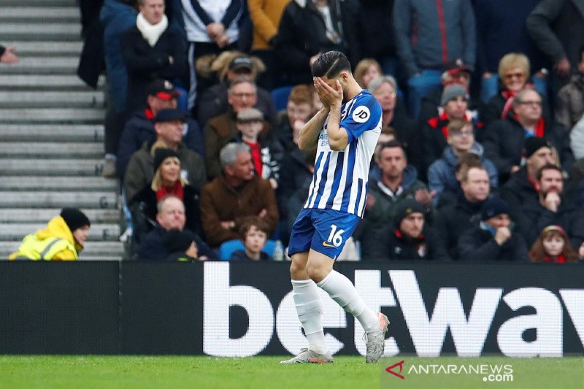 Brighton tutup 2019 dengan hentikan rentetan kekalahannya