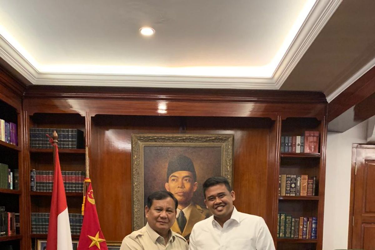 Prabowo Subianto ketemu Bobby, namun tak bahas rekomendasi Pilkada Medan