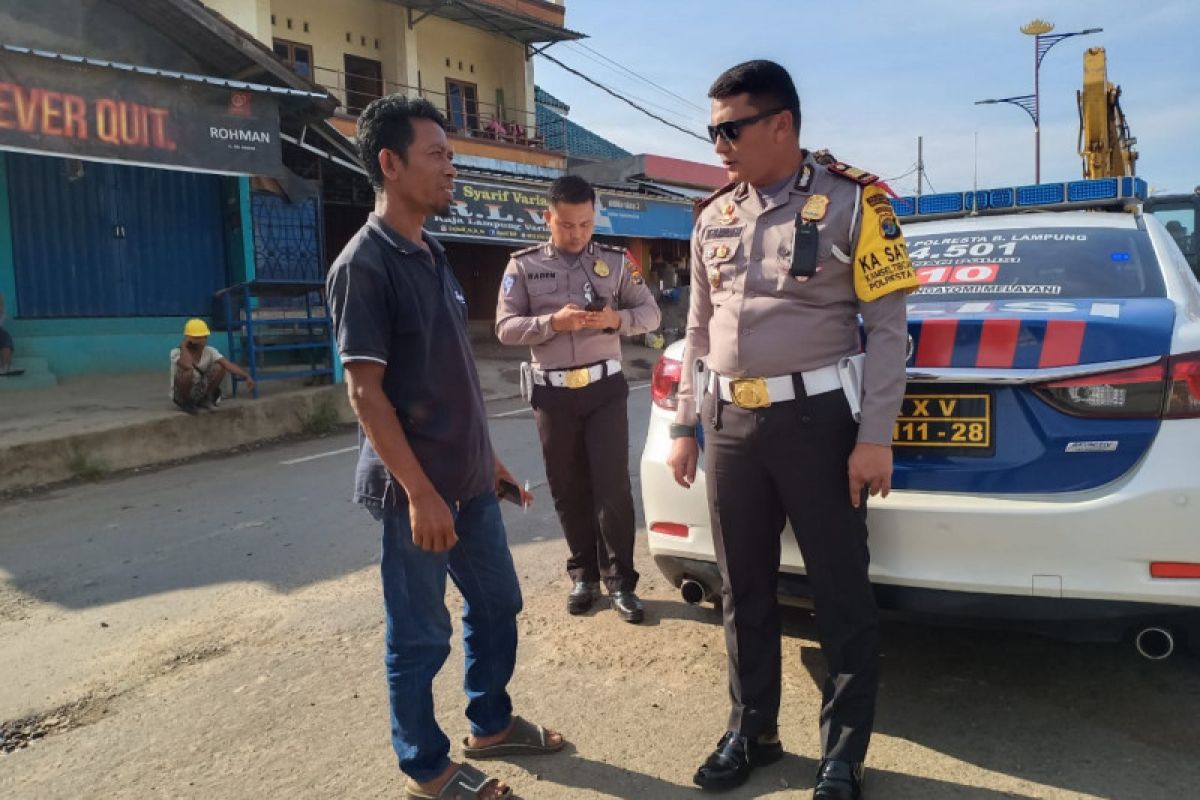 Jelang peresmian jalan layang Untung Suropati, Polresta Bandarlampung rekayasa lalu lintas