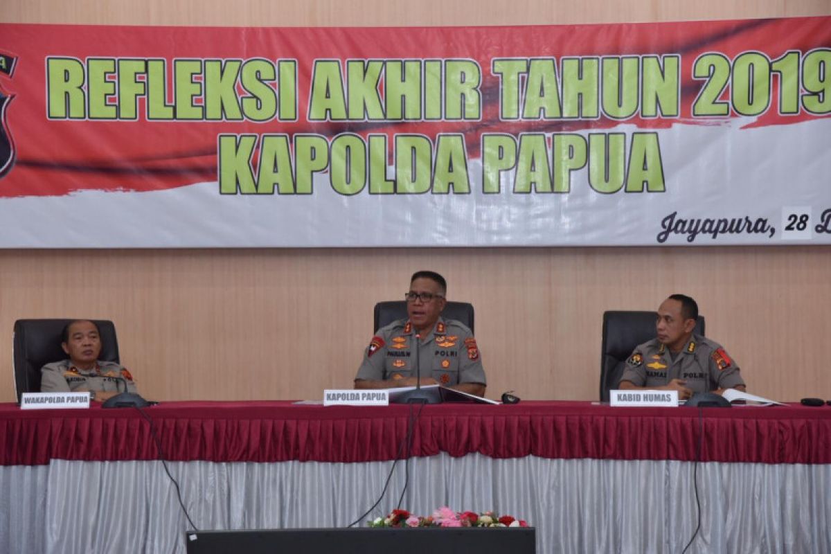 Polda Papua tangani 23 kasus kelompok sipil bersenjata selama 2019
