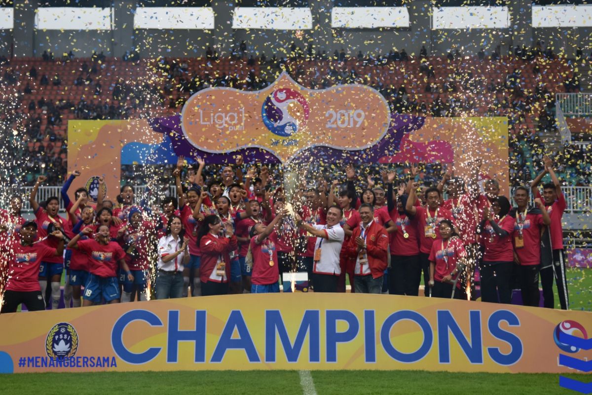 Persib Putri juara Liga Putri Indonesia setelah kalahkan Tira 3-1