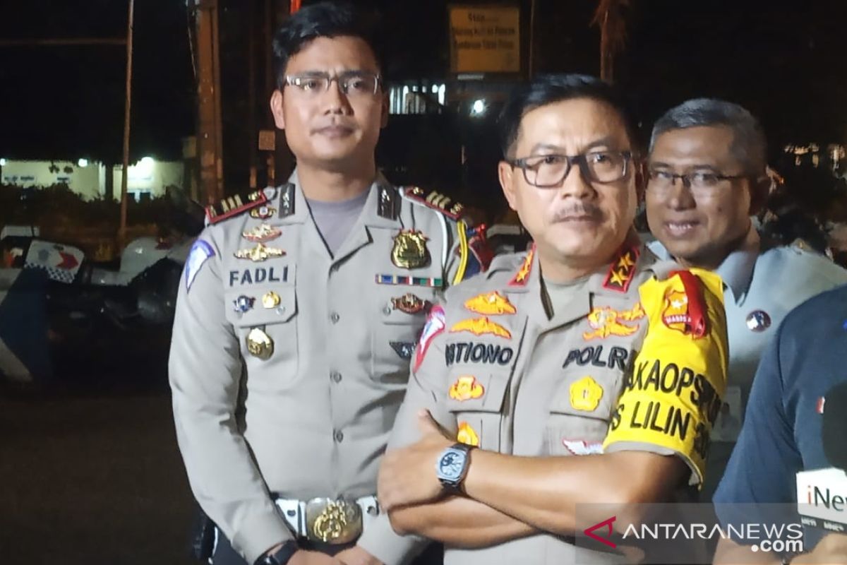 Kakorlantas Polri Irjen Istiono tinjau lalu lintas jalur Puncak Bogor