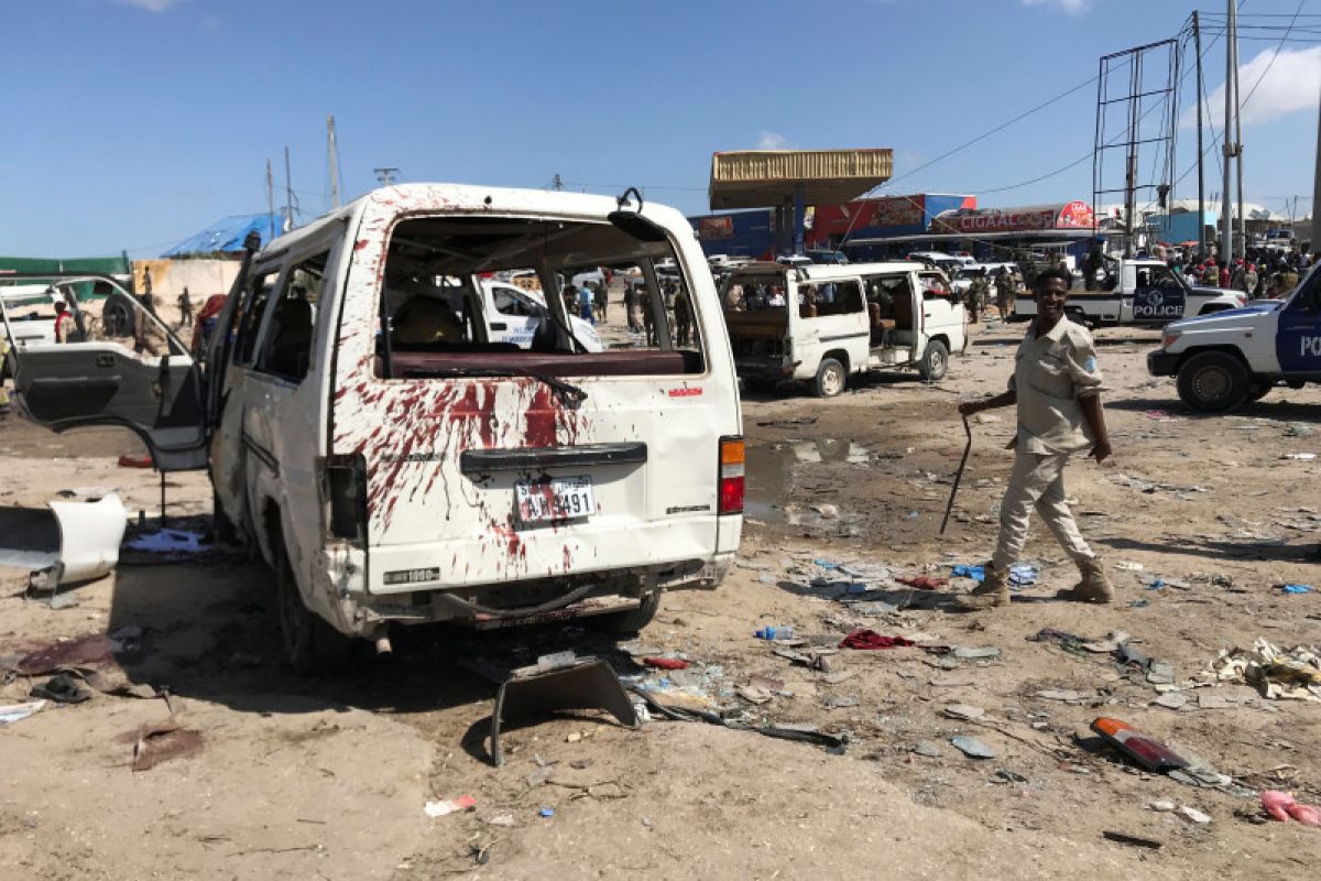 Ledakan di pos pemeriksaan Mogadishu tewaskan belasan orang