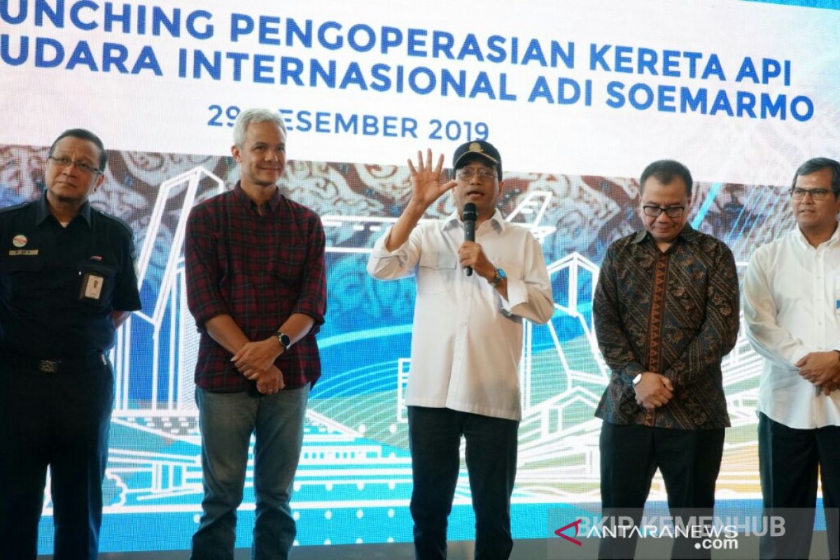 Kereta Api  Bandara Solo digratiskan selama dua bulan