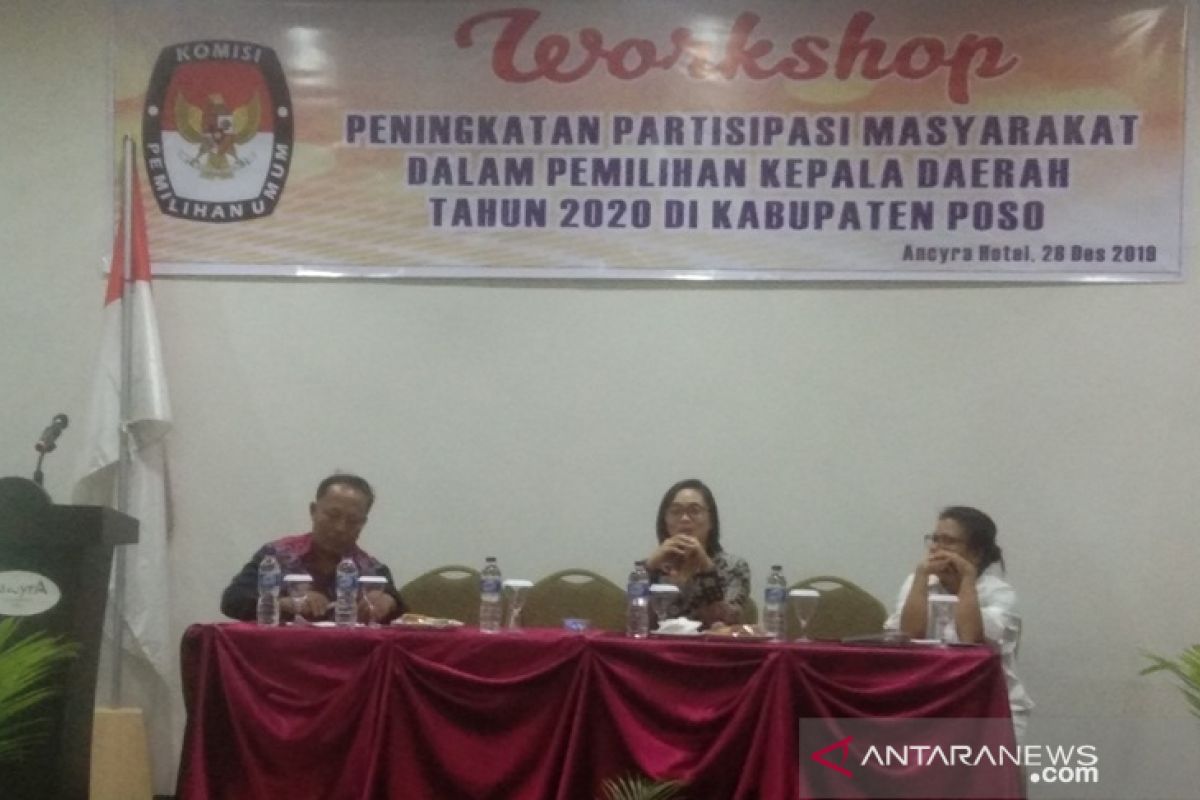 KPU Poso gelar workshop partisipasi pilkada 2020