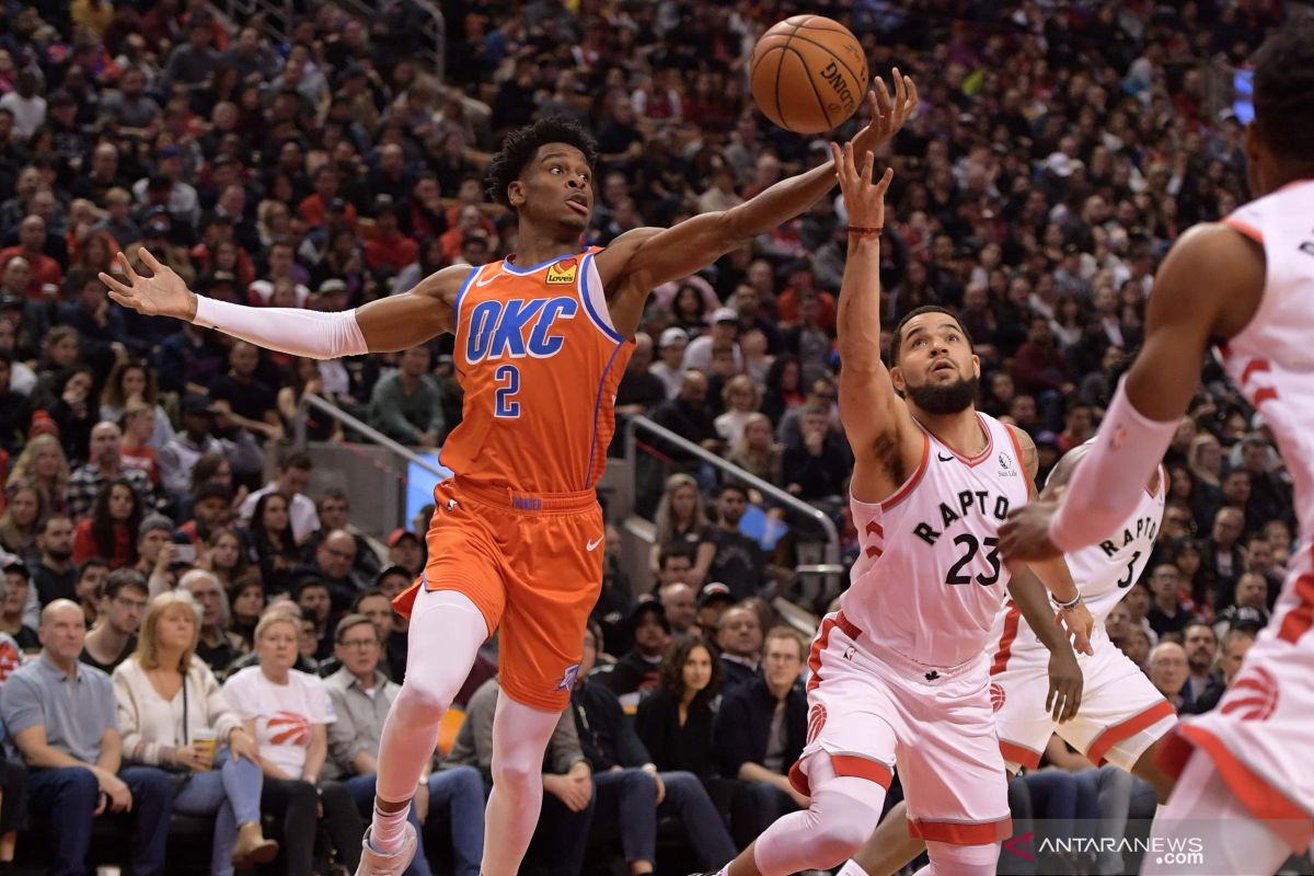 Gilgeous-Alexander pacu Thunder kalahkan Raptors