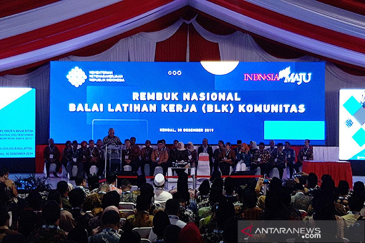 Pemerintah targetkan 2.000 BLK komunitas pada 2020