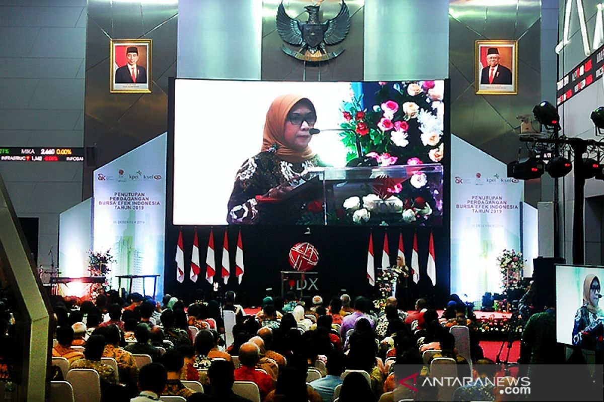 OJK: Pasar modal 2019 tumbuh, investor masih percaya prospek Indonesia