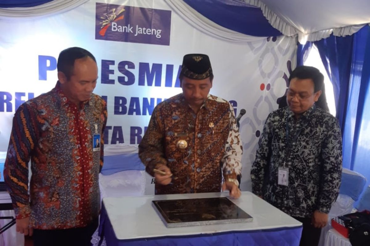 Bank Jateng relokasi Kantor Cabang Pembantu Kecamatan Kota Rembang