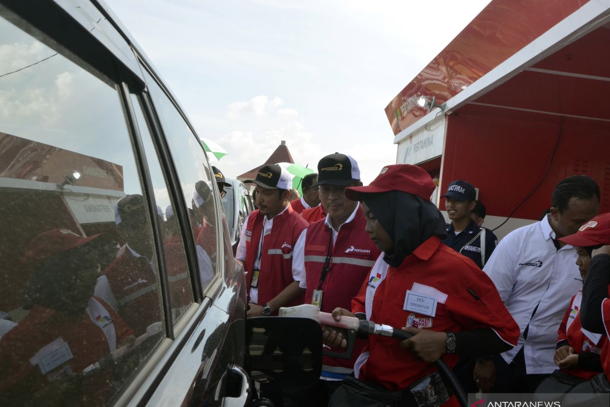 Satgas Pertamina pastikan kesiapan sarana dan fasilitas di sepanjang Tol Trans Sumatera