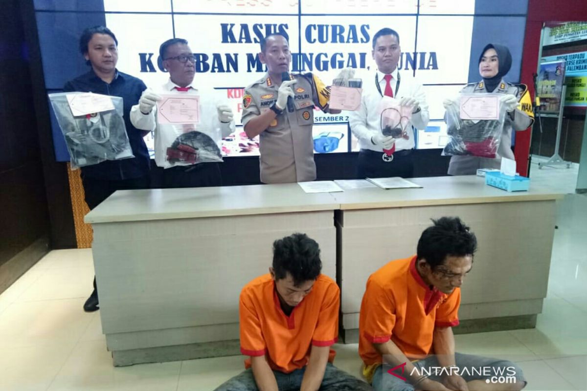 Dua tersangka begal taksi daring di Palembang  terancam hukuman mati