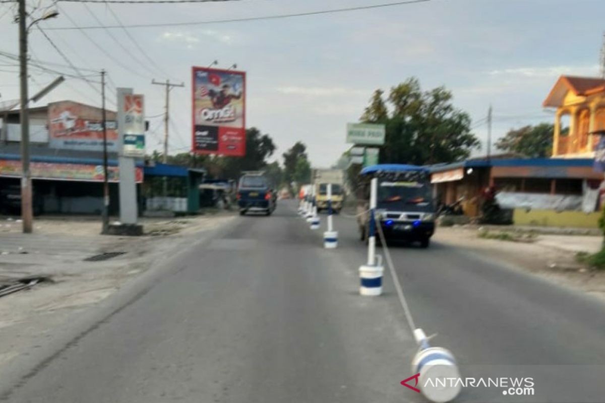 Polisi Simalungun pasang 