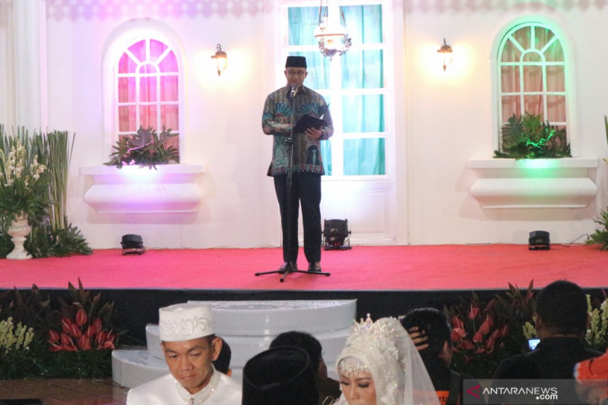 633 pasangan ikuti nikah massal di Balai Kota DKI