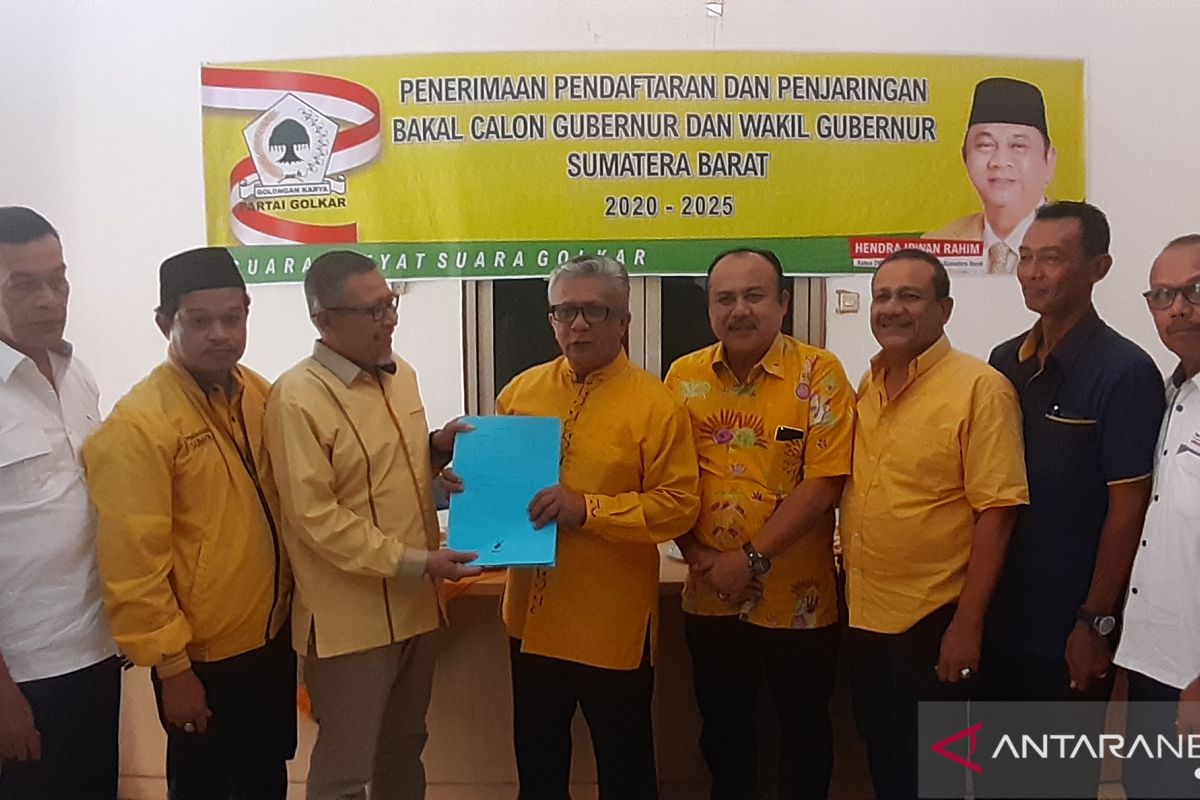 Golkar Sumbar masih buka pendaftaran bagi bakal calon kepala daerah