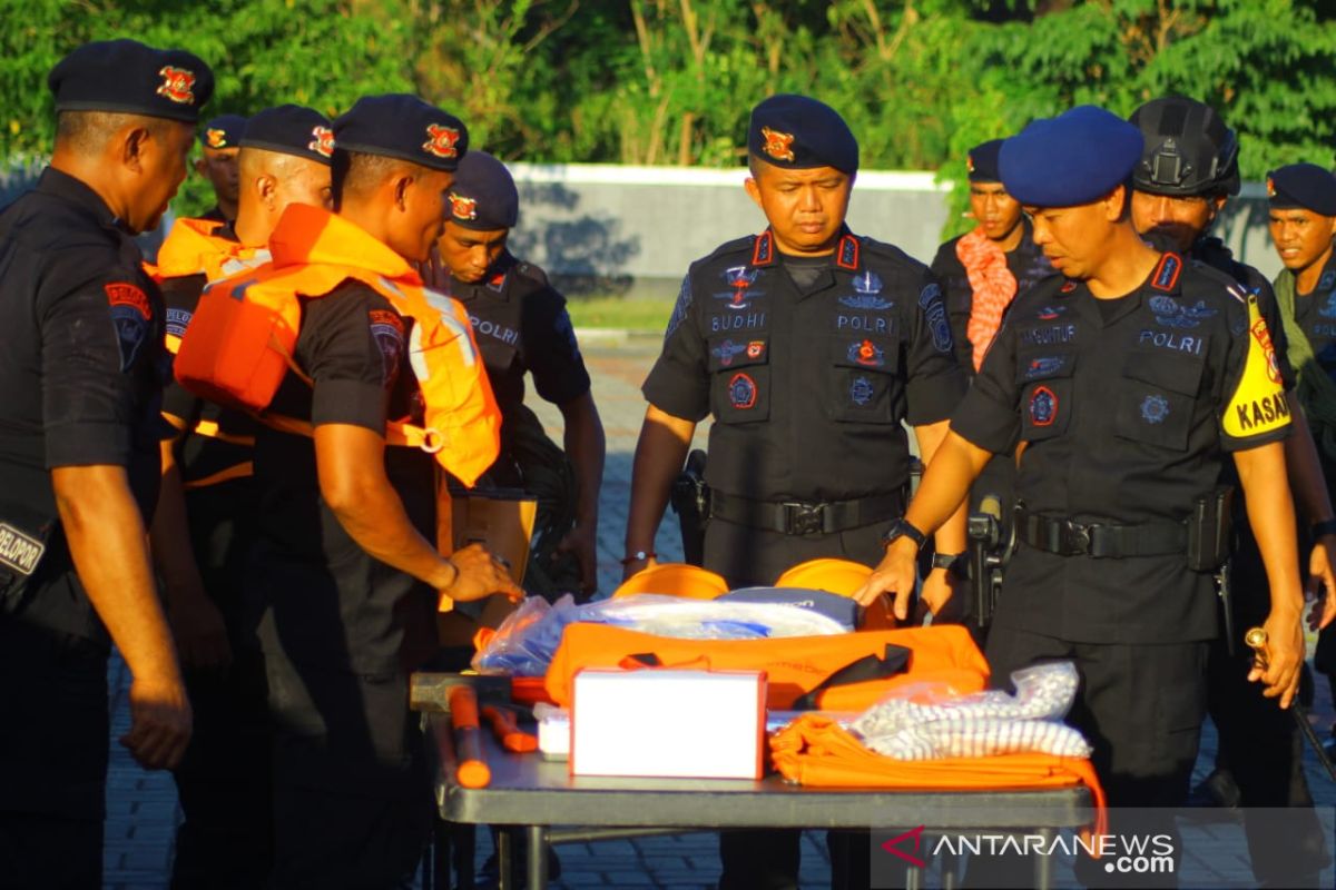 Brimob Polda Maluku amankan malam pergantian tahun 2019