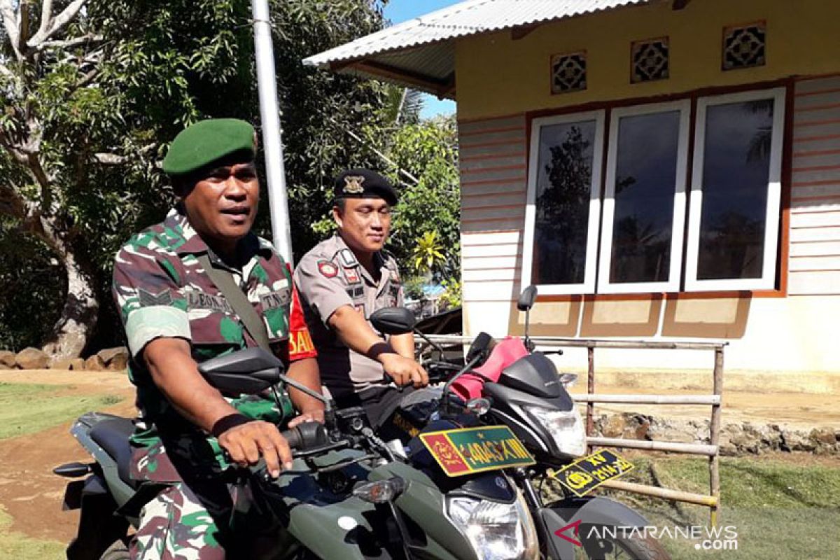 TNI dan polisi di Kepulauan Sangihe amankan perayaan Tahun Baru