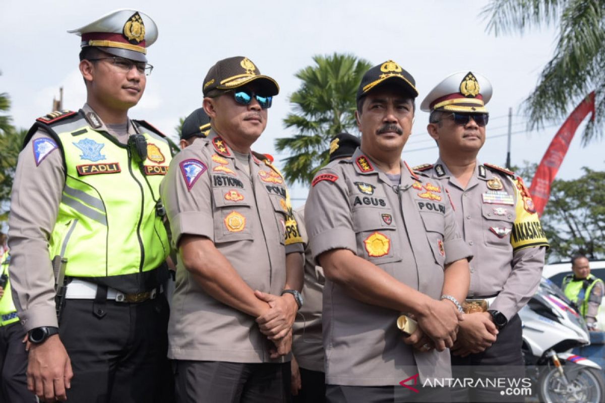 Kabaharkam dan Kakorlantas pantau udara jelang malam tahun baru