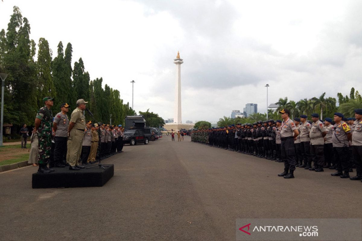 1.875 petugas keamanan disiagakan di Jakarta Pusat