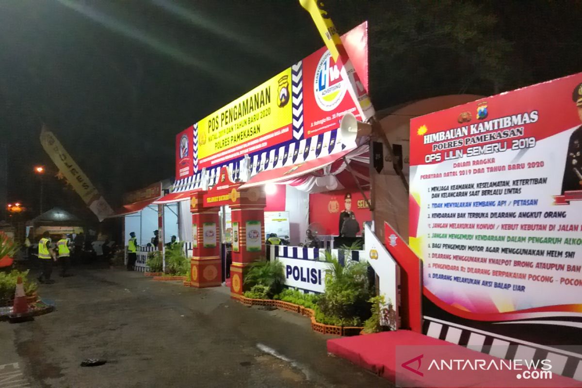 Polres Pamekasan siagakan tujuh pos pantau malam tahun baru