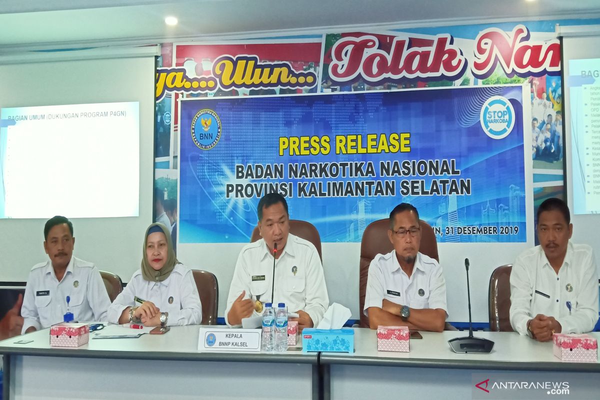 BNNP Kalsel: Pengguna narkoba 2019 turun