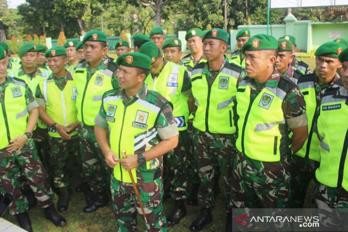 500 personel TNI amankan titik-titik rawan di Kabupaten Bogor