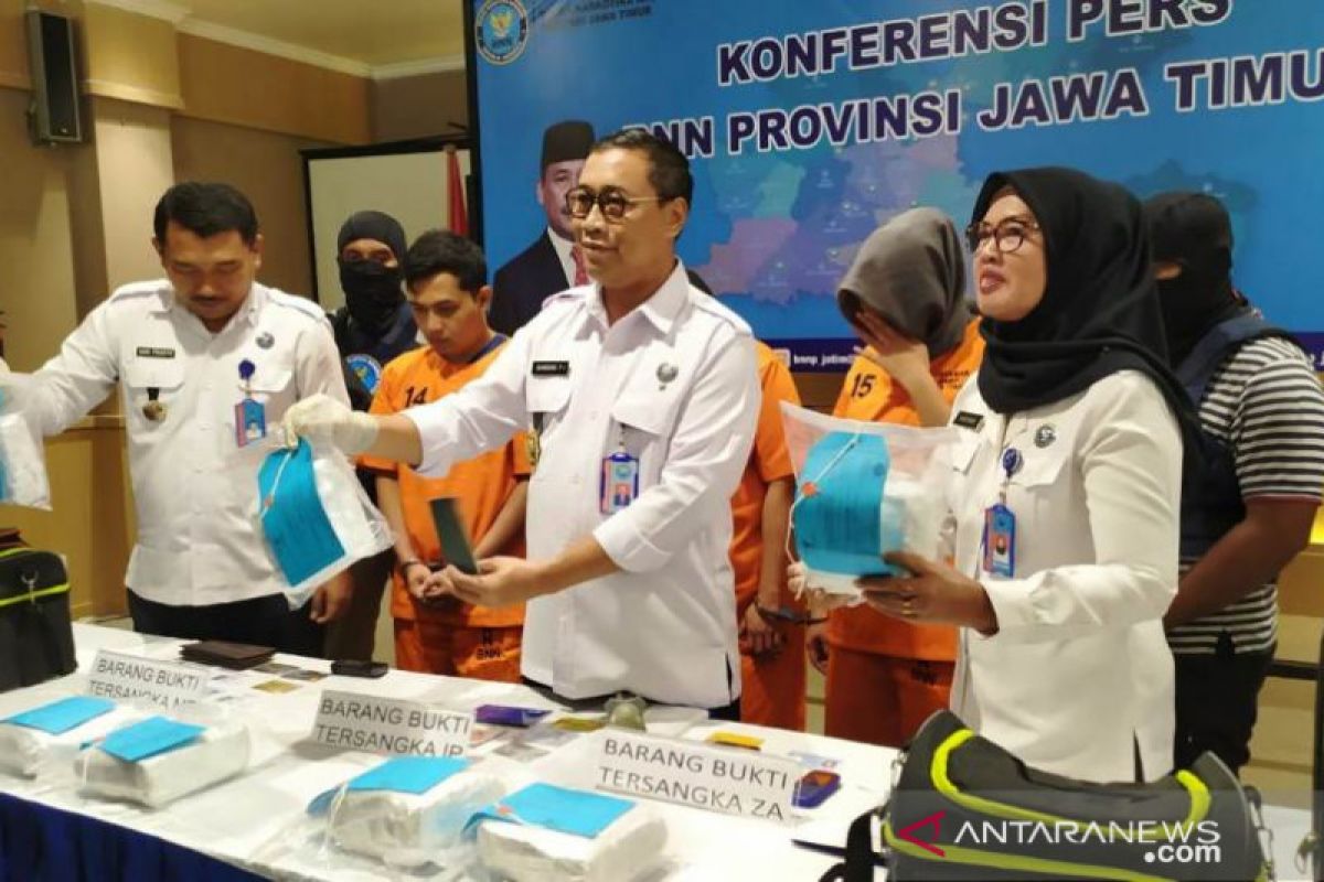 BNNP mengungkap peredaran 8 kilogram sabu-sabu jaringan Malaysia-Madura