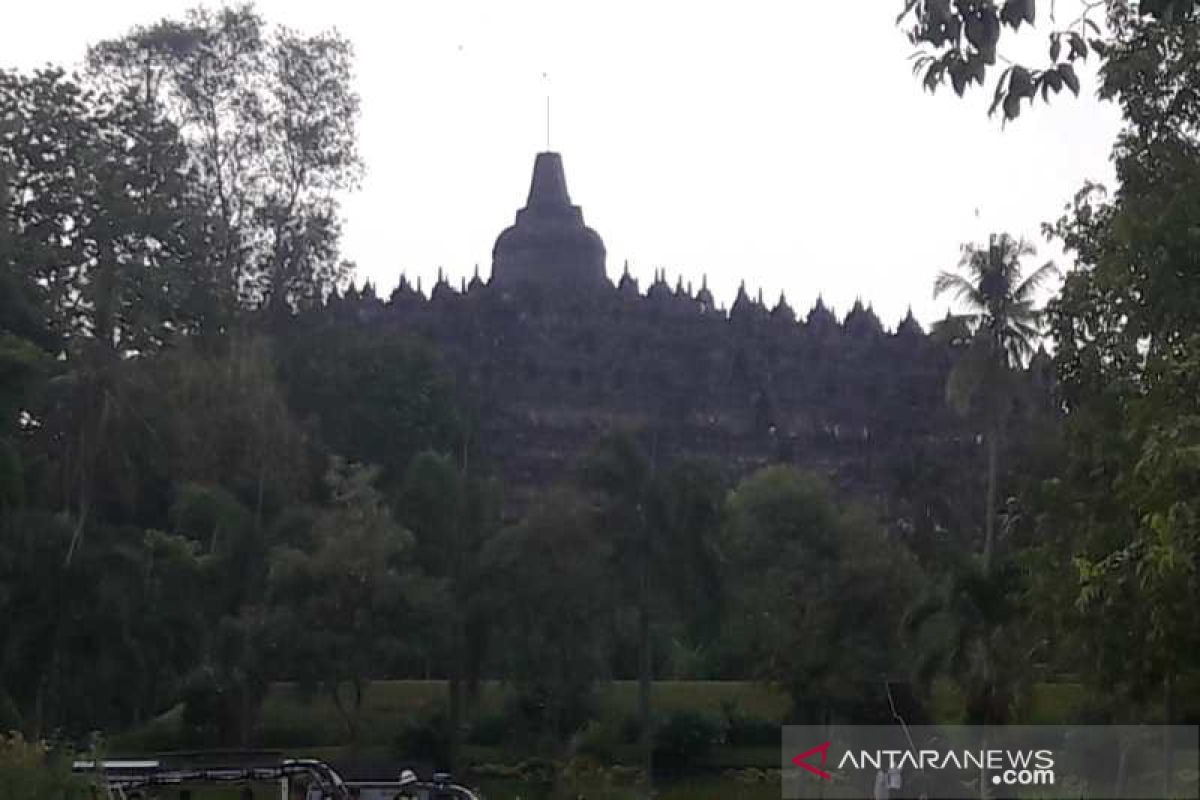 Malam Tahun Baru 2020 di Borobudur tanpa penerbangan lampion