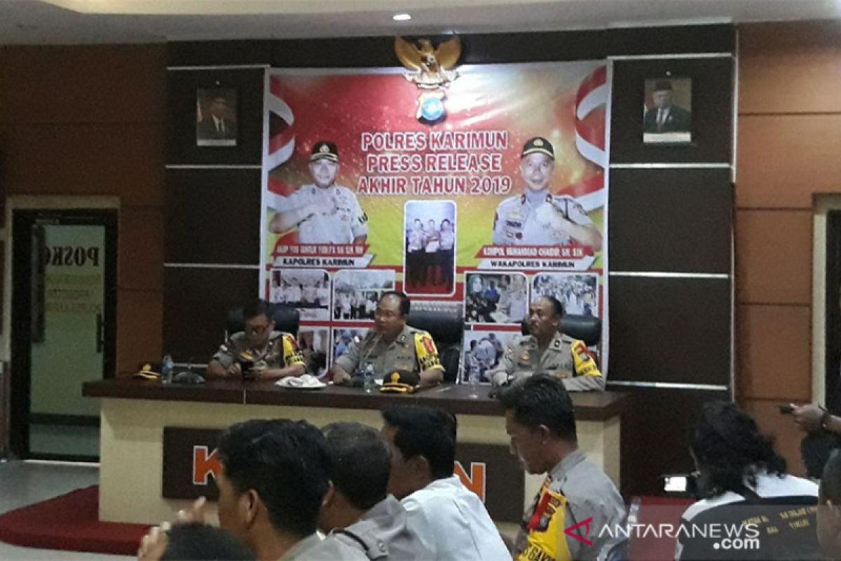 Kasus curat masih dominan ditangani Polres Karimun selama 2019