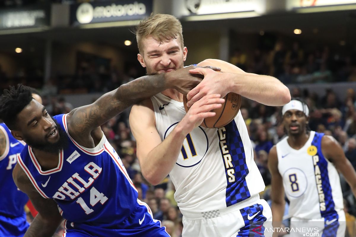 Sabonis mengemas 23 poin saat Pacers tundukkan 76ers