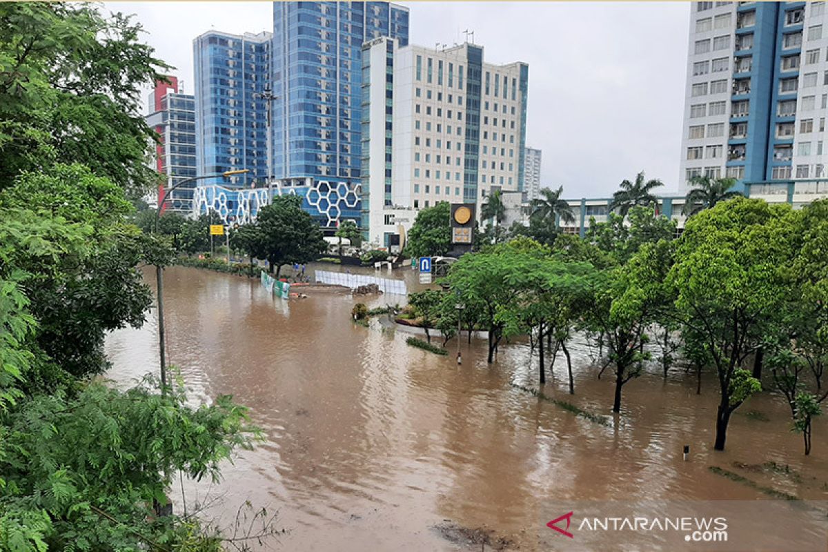 Banjir Jakarta, Tol Semanggi-Jagorawi ditutup sementara
