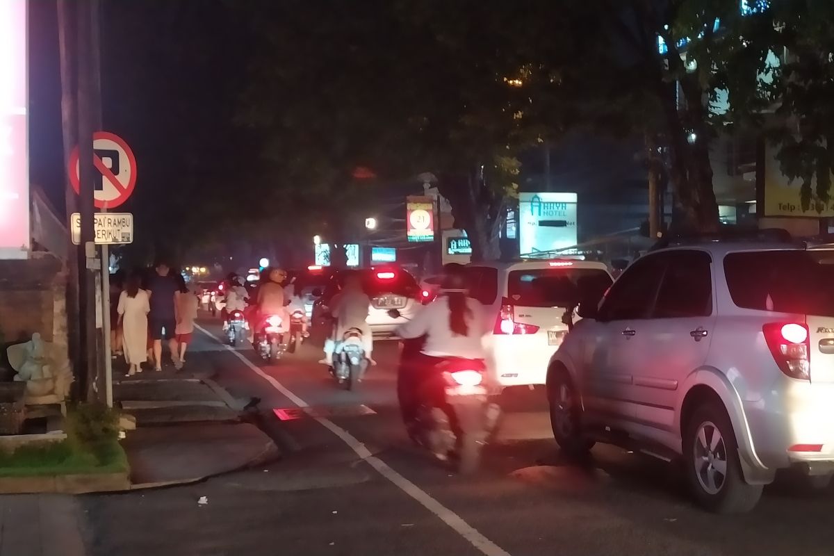 Kasatlantas: Lalu lintas saat tahun baru di Denpasar ramai lancar