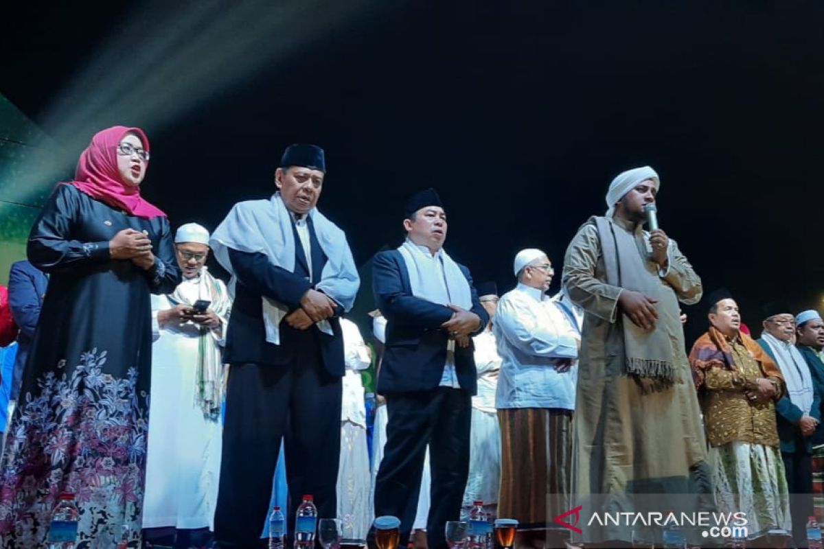 Tanpa terompet, Bupati Bogor gelar acara doa bersama di Cibinong