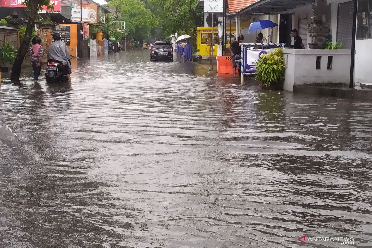 BPBD Denpasar: Belum ada warga dievakuasi dari banjir