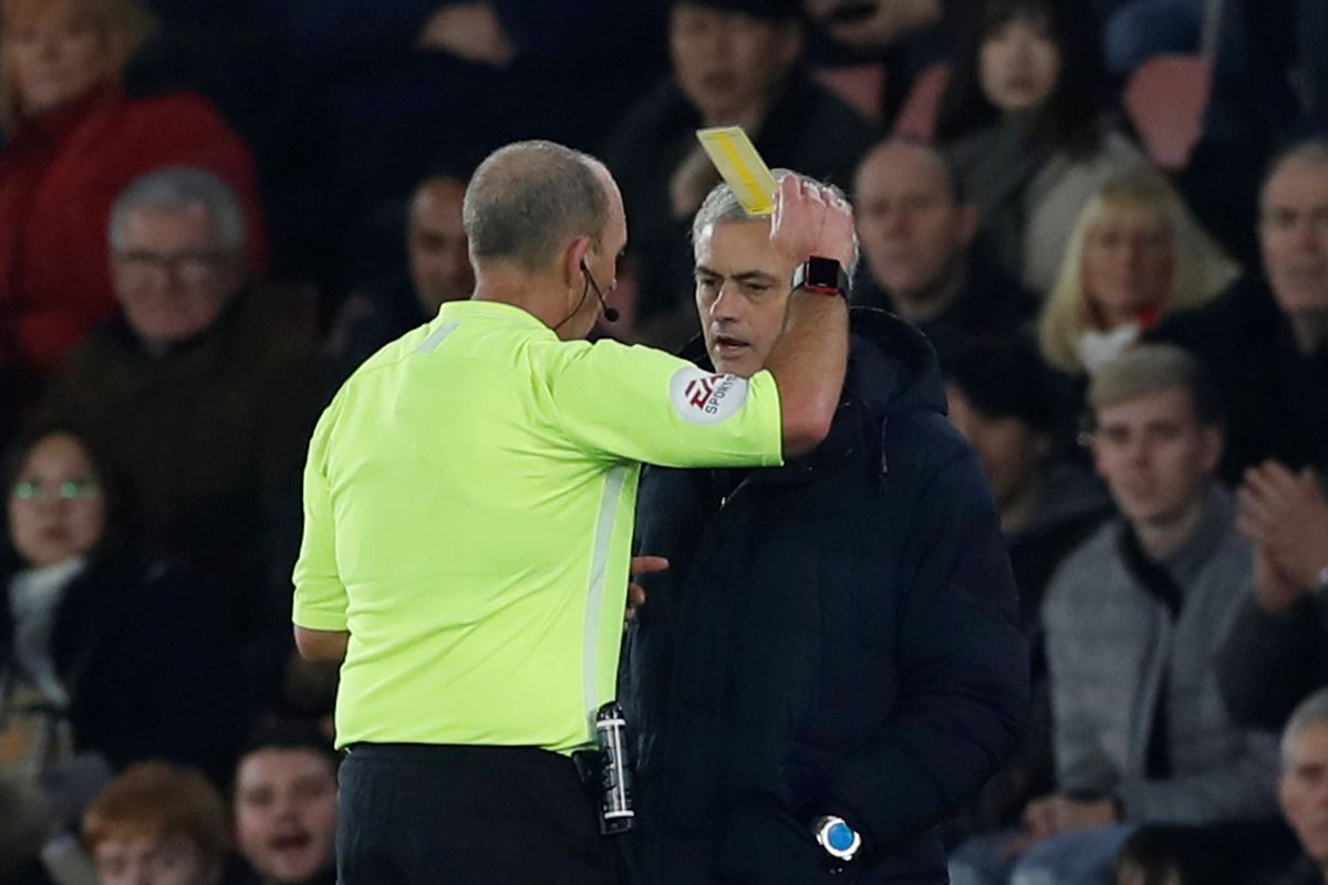 Kartu kuning vs Southampton, Mourinho: Saya kasar kepada orang idiot