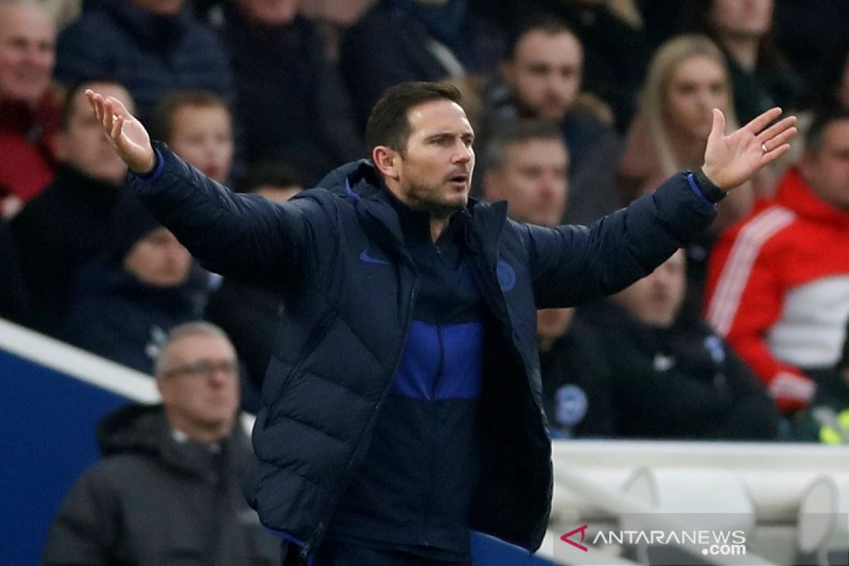 Liga Inggris -- Lampard minta Chelsea lebih buas usai kehilangan dua poin di Brighton