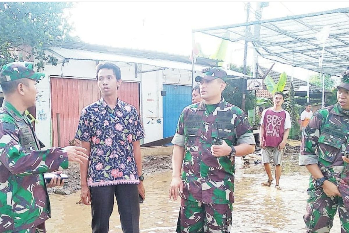 Di Cibodas Kota  Tangerang, banjir berangsur surut