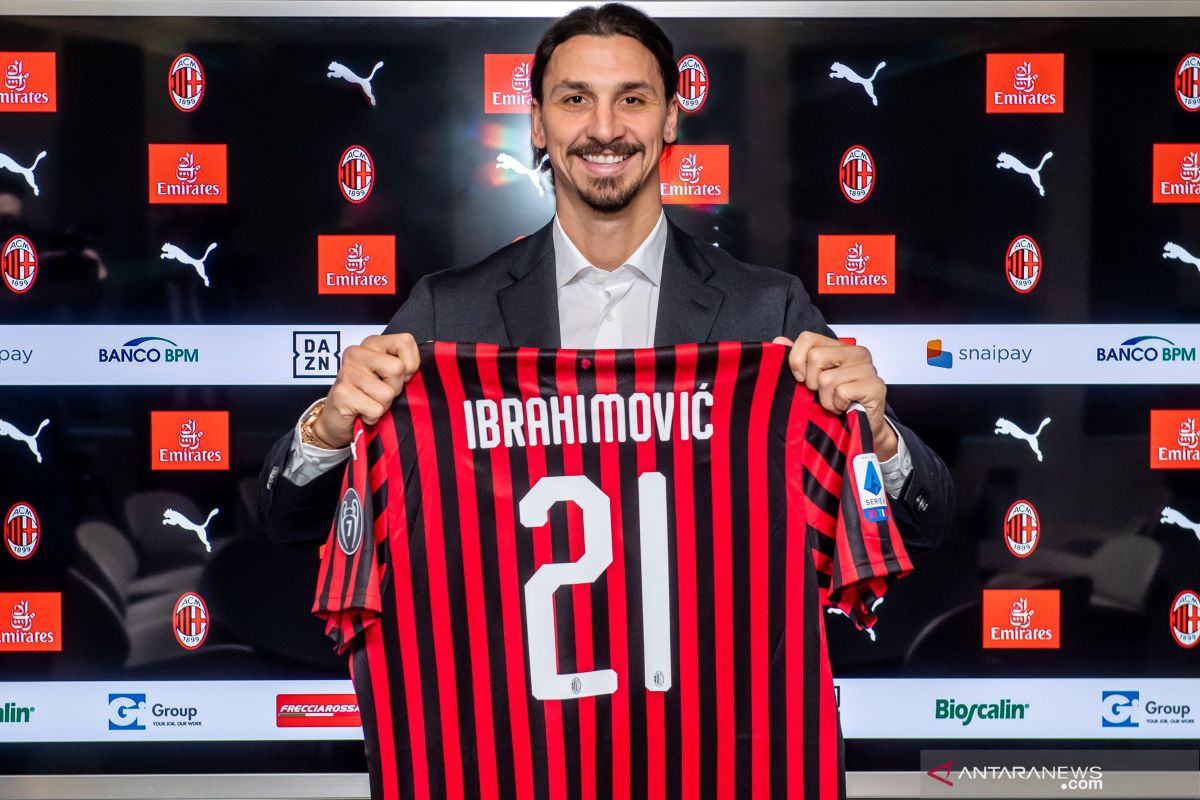 Alasan Ibrahimovic pilih nomor 21 di AC Milan