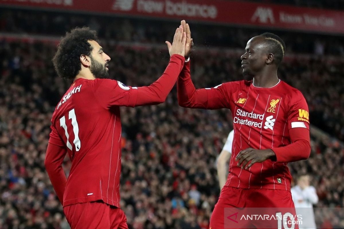 Salah, Mane antar Liverpool menang meyakinkan atas Sheffield United