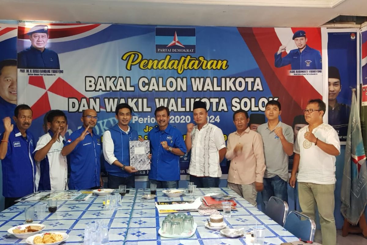 Empat bakal calon Wali Kota Solok mendaftar ke Demokrat, ini orangnya