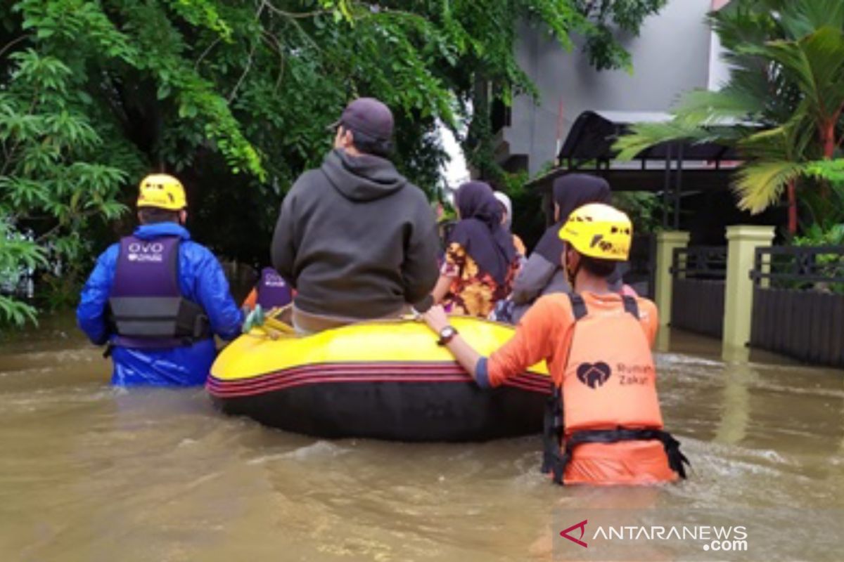 Korban meninggal banjir Jabodetabek dan sekitarnya tercatat 46 orang