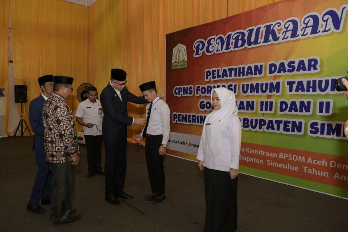 Gubernur: Pelatihan dasar tingkatkan kompetensi CPNS