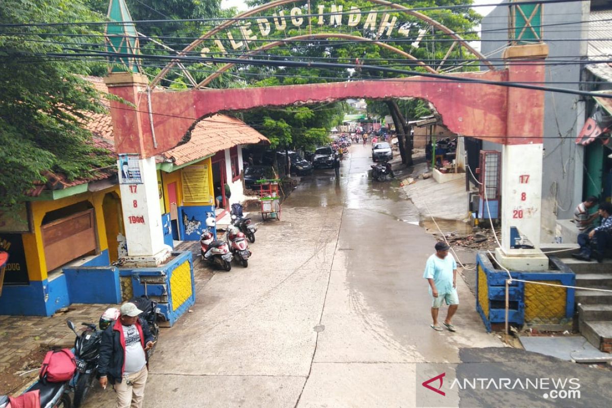 Banjir di Komplek  Ciledug Indah Tangerang sudah surut