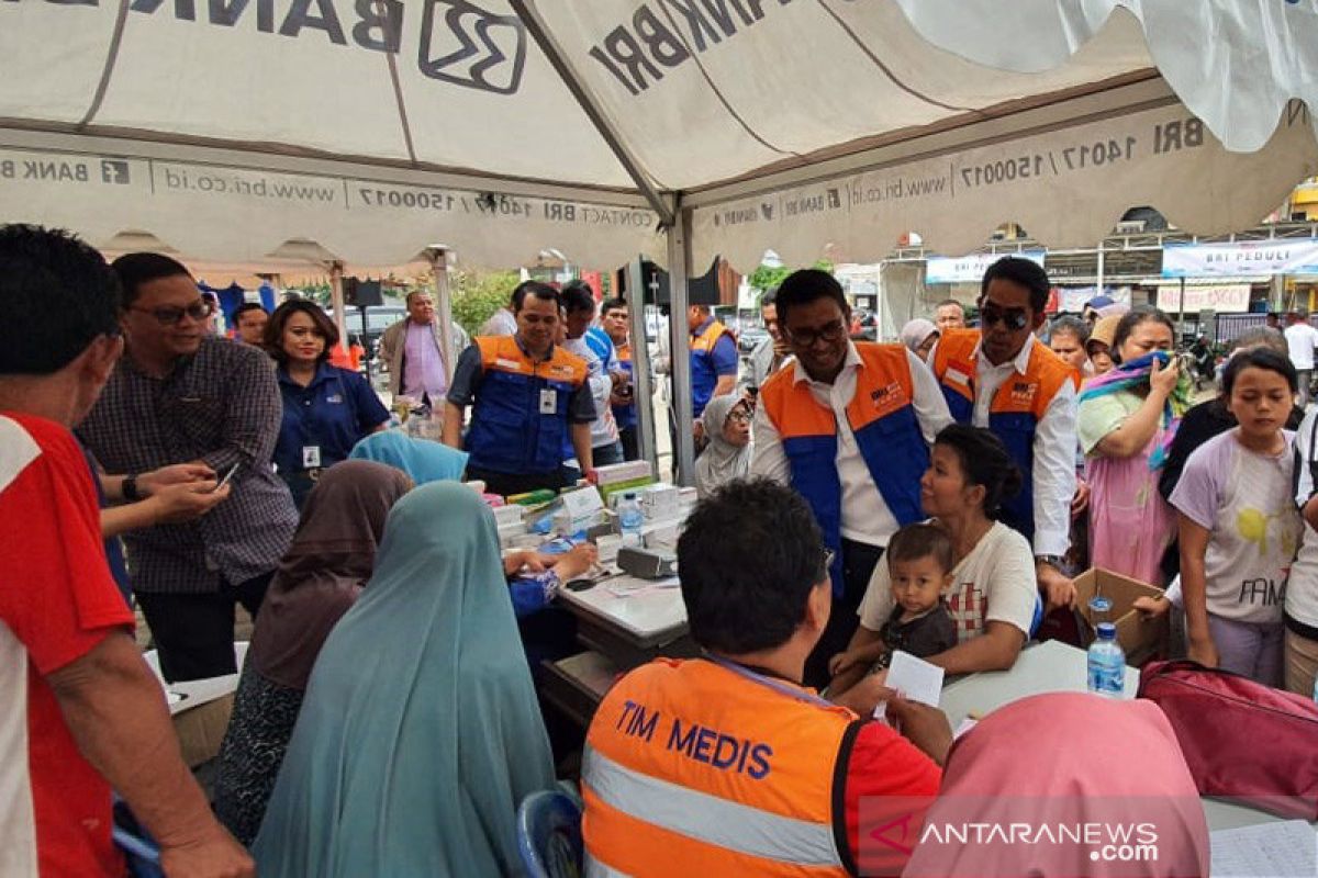 BRI beri pengobatan gratis untuk korban banjir di Jabodetabek