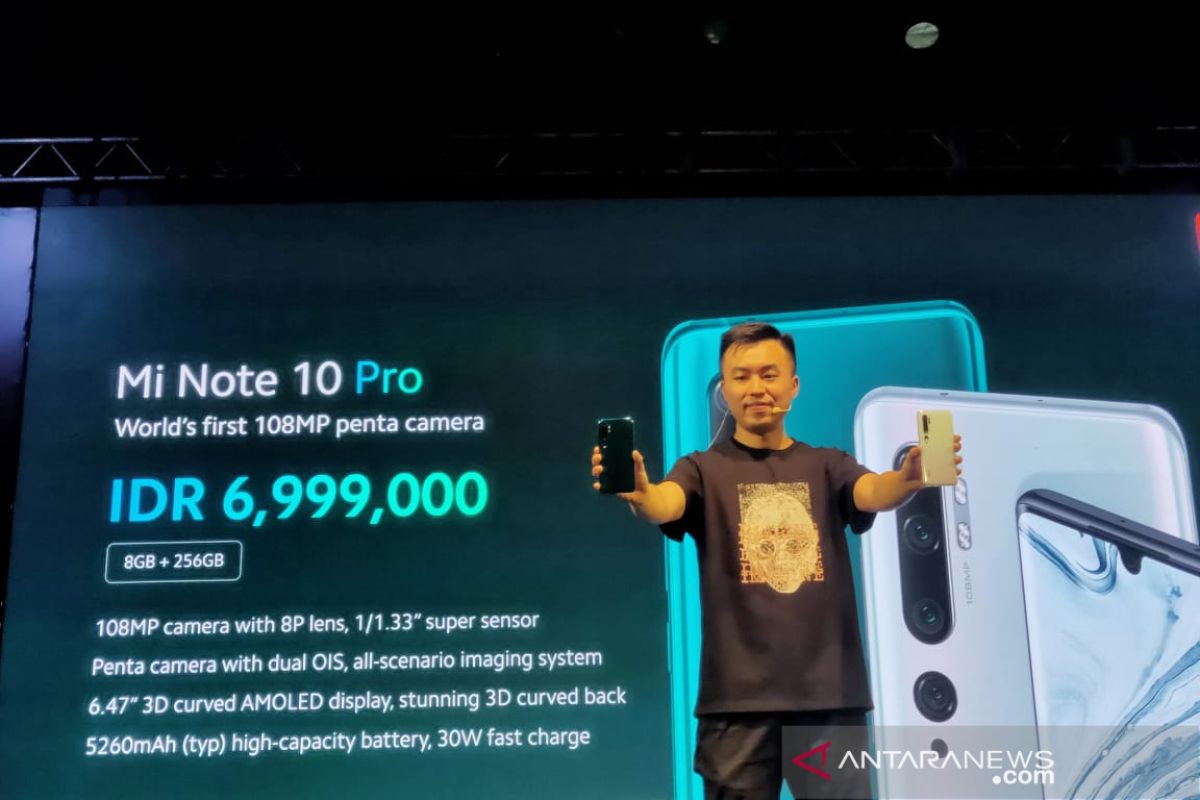 Xiaomi Mi Note 10 dengan banderol hampir Rp7 juta hadir di Indonesia, ini spesifikasinya