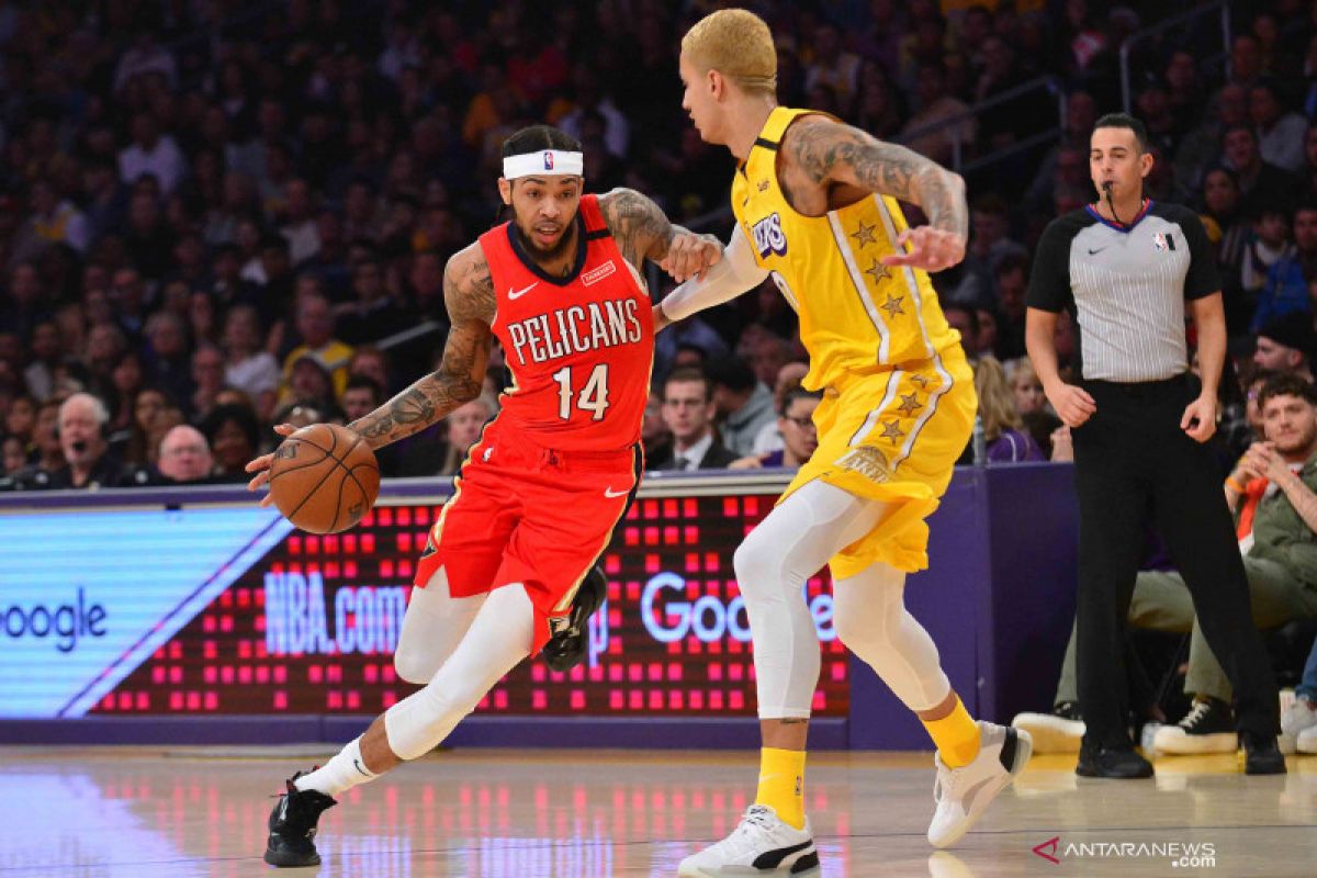 Kuzma cetak 36 angka, Lakers kalahkan Thunder tanpa Davis dan LeBron