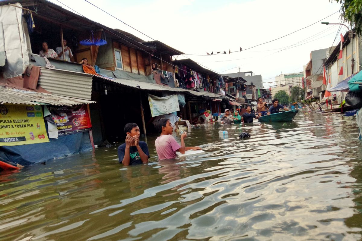 BPBD : Banjir mulai surut, Jakarta Barat paling banyak terdampak